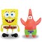 FleXfigs: SpongeBob & Patrick- 2 Character Pack - SpongeBob Square Pants Articulated Action Figures, Flex It - Pose It!, Toy Miniatures, Kids Ages 3+